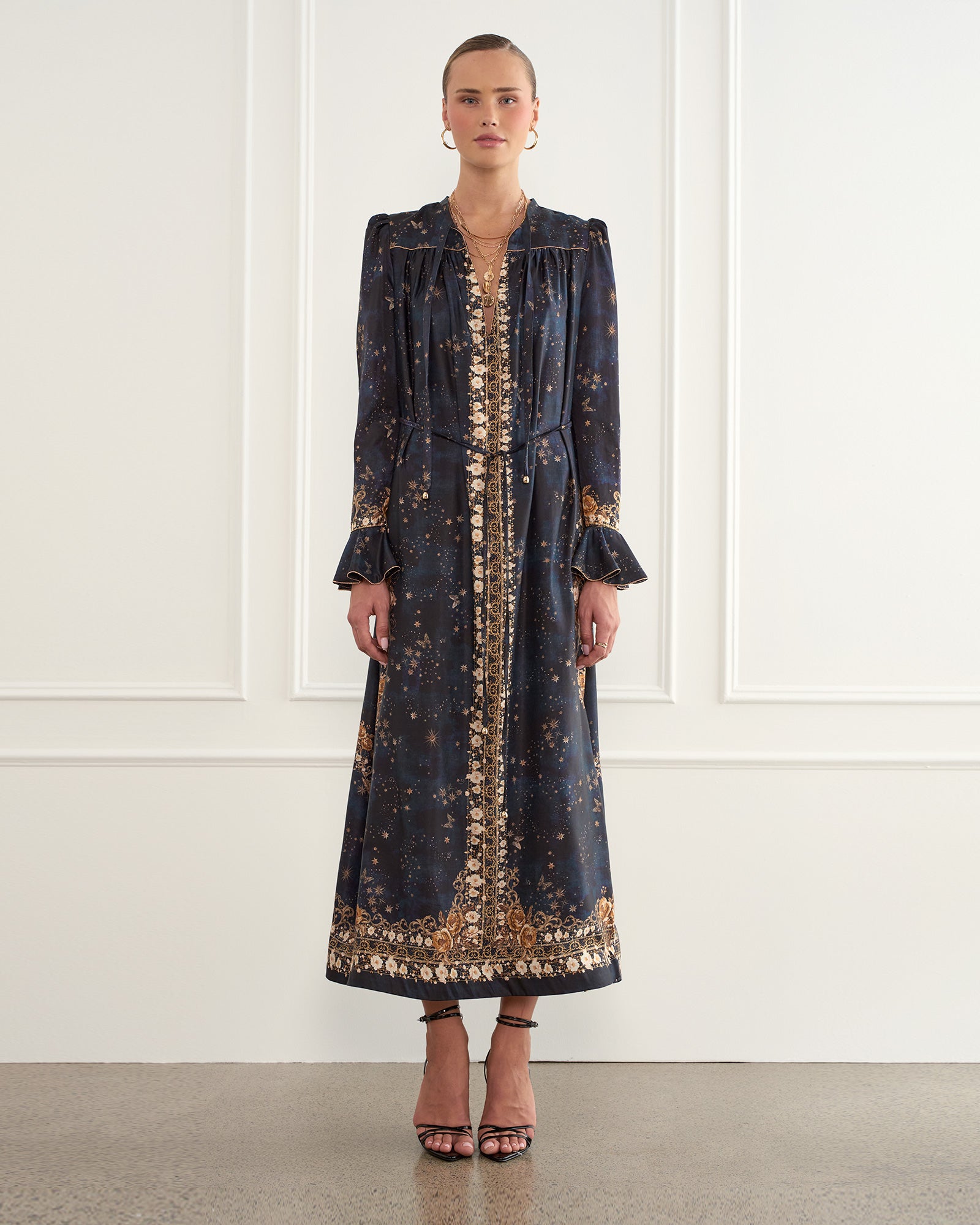 Andromeda Sage Maxi Dress