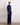 Silk Navy High Waisted Dress Pants