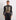 Silk High Neck Floral Bomber Jacket with Blouson Sleeves