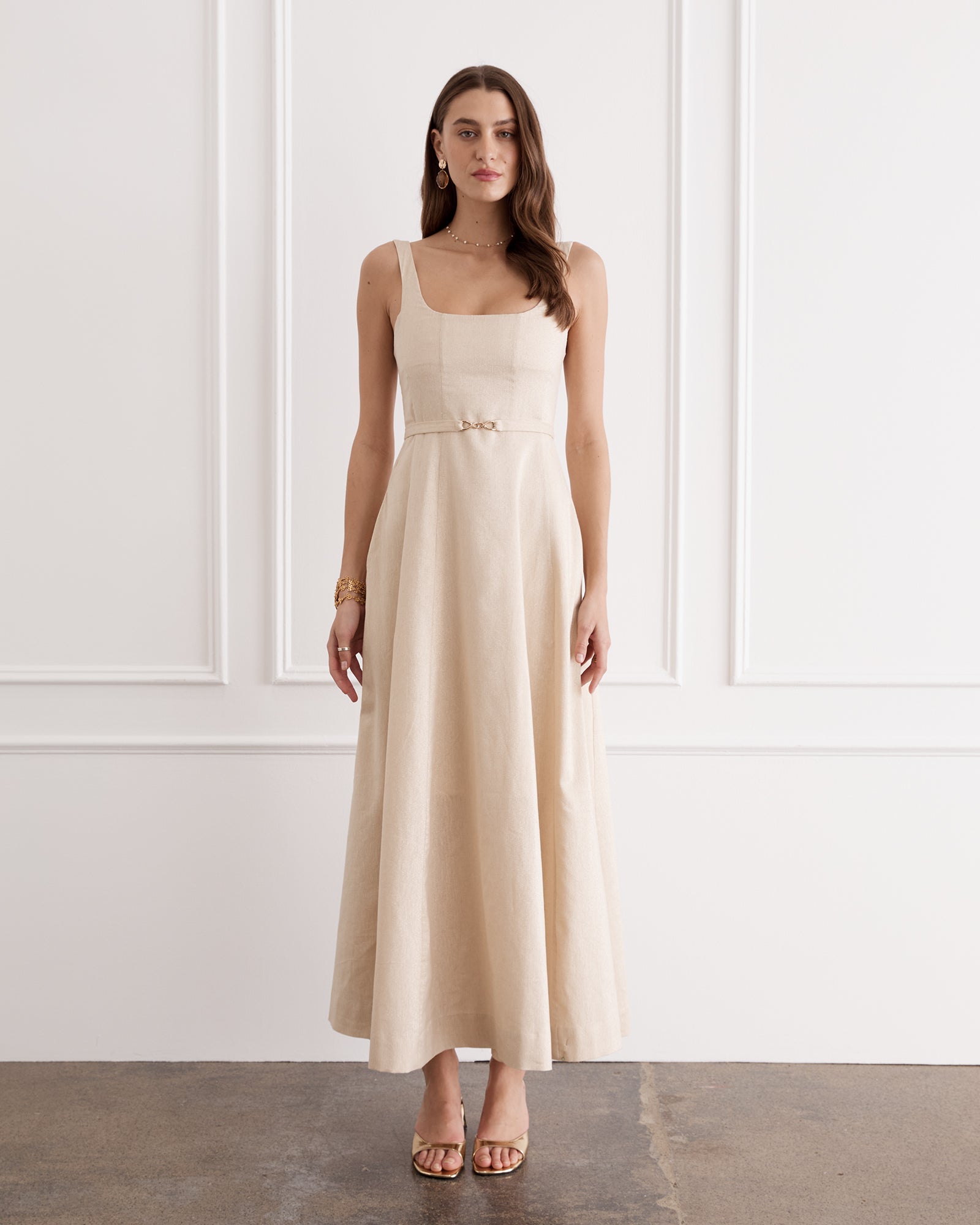 Illuminee Claudette Maxi Dress (SAMPLE) Aqua Blu Australia Illuminee Claudette Maxi Dress (SAMPLE) Aqua Blu Australia