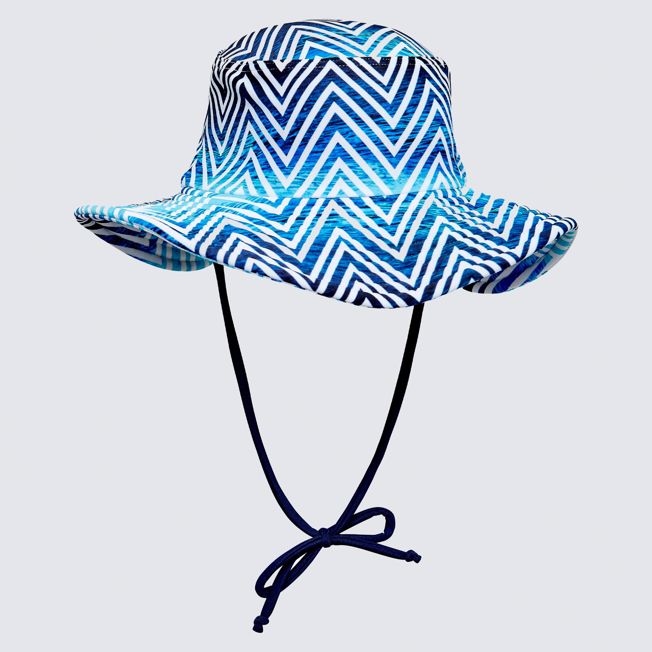 Splash Lycra Bucket Hat – Aqua Blu Australia - Main Image