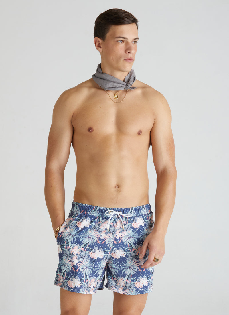 Indianic Running Shorts – Aqua Blu Australia - Main Image