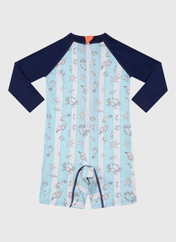 Mariner Long Sleeve Sunsuit