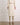 Cream Boucle Midi Skirt With Detachable Belt and Pockets