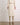 Cream Boucle Midi Skirt With Detachable Belt and Pockets