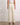High Waisted Cream Boucle Pants With Pockets