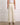 High Waisted Cream Boucle Pants With Pockets
