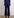 Silk Navy High Waisted Dress Pants