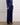 Silk Navy High Waisted Dress Pants 