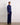 Silk Navy High Waisted Dress Pants