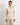 Champagne Silk Button Down Blouse With Sleeve Detailing