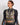 Silk High Neck Floral Bomber Jacket with Blouson Sleeves