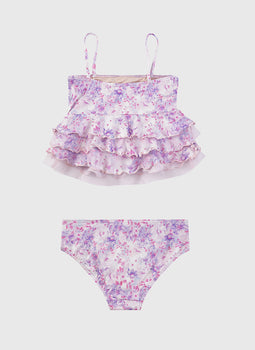 Cherry Blossom Halter Neck Bikini Set