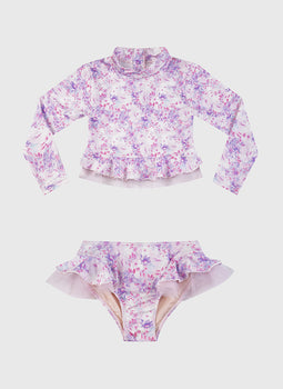 Cherry Blossom Long Sleeve Rash Vest Set