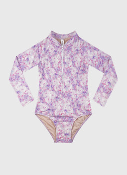 Cherry Blossom Long Sleeve One Piece