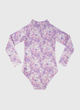 Cherry Blossom Long Sleeve One Piece