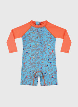 Bowline Long Sleeve Sunsuit