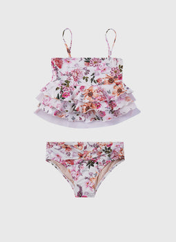 Chase Tiered Frill Bikini Set