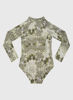 Tapestry Long Sleeve One Piece