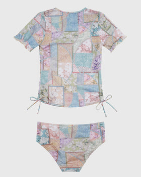 Brindle Short Sleeve Rash Vest Set