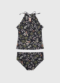 Dandelion Halter Neck Tankini Set