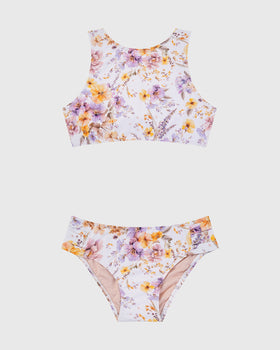 Fleur High Neck Bikini Set