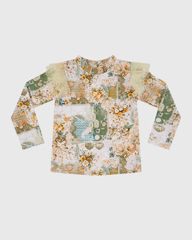 Mosaic Long Sleeve Rash Vest