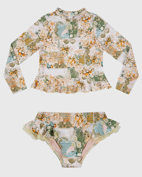 Mosaic Long Sleeve Rash Vest Set