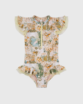 Mosaic Short Sleeve One Piece