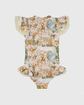 Mosaic Short Sleeve One Piece