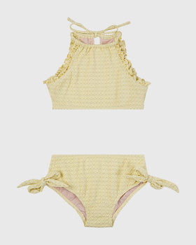 Stepping Stones Halter Neck Bikini Set