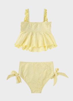 Stepping Stones Frill Bikini Set