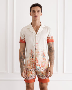 Bouquet Jean Short Sleeve Shirt
