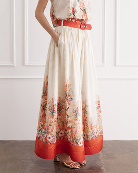 Bouquet Lily Maxi Skirt