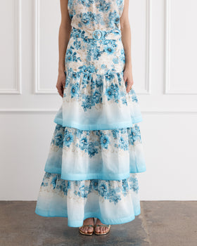 Dauphine Celeste Maxi Skirt