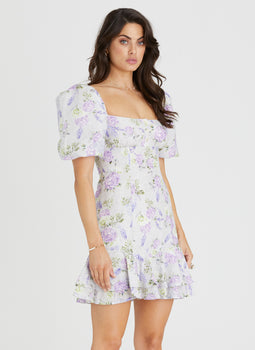 Wisteria Scarlet Mini Dress