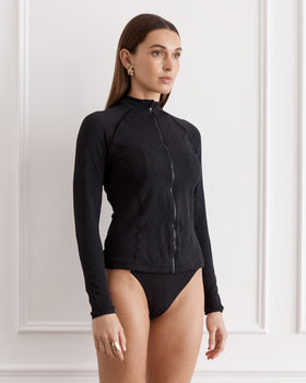 Foncé Hayley Rash Guard