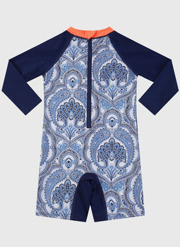 Baroque Long Sleeve Sunsuit