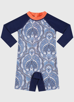 Baroque Long Sleeve Sunsuit