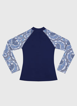 Baroque Long Sleeve Rash Vest