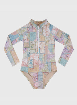 Brindle Long Sleeve One Piece