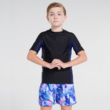 Building Blocks Short Sleeve Rash Vest