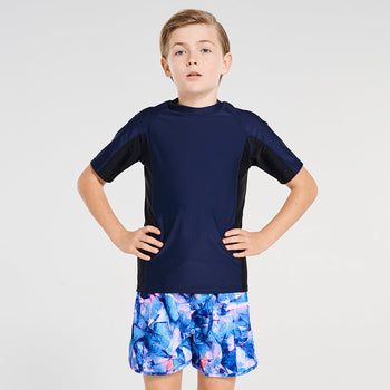 Building Blocks Short Sleeve Rash Vest