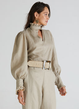 Luxe Linen Jessica Blouse