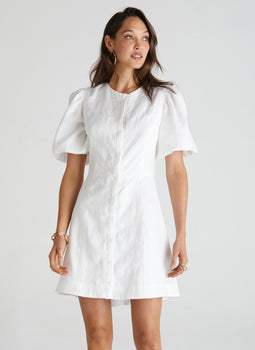 Luxe Linen Olivia Mini Dress