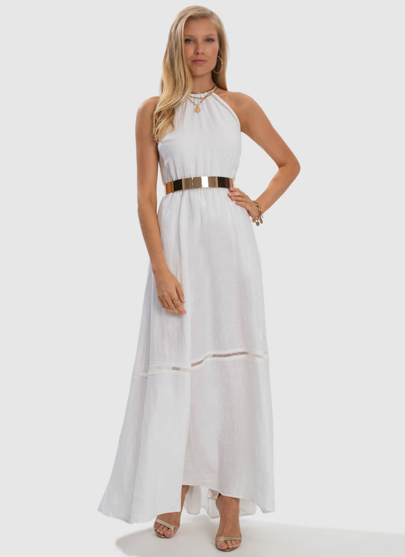 Serenity Apollo Maxi Dress - White