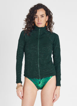 Peacock Hayley Rash Guard