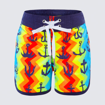 WaveRat Anchored Retro Boardshorts